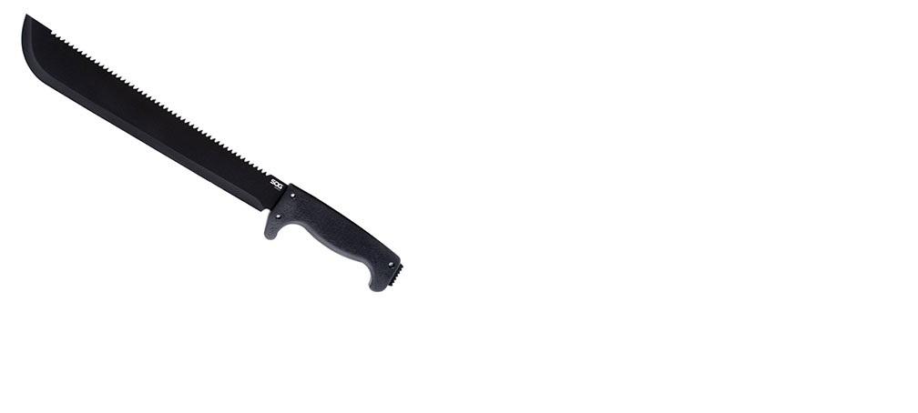 Machete met Zaag  / Lengte ; 47cm  /  ALLEEN TE KOOP VANAF 18 JAAR ! -3880-a